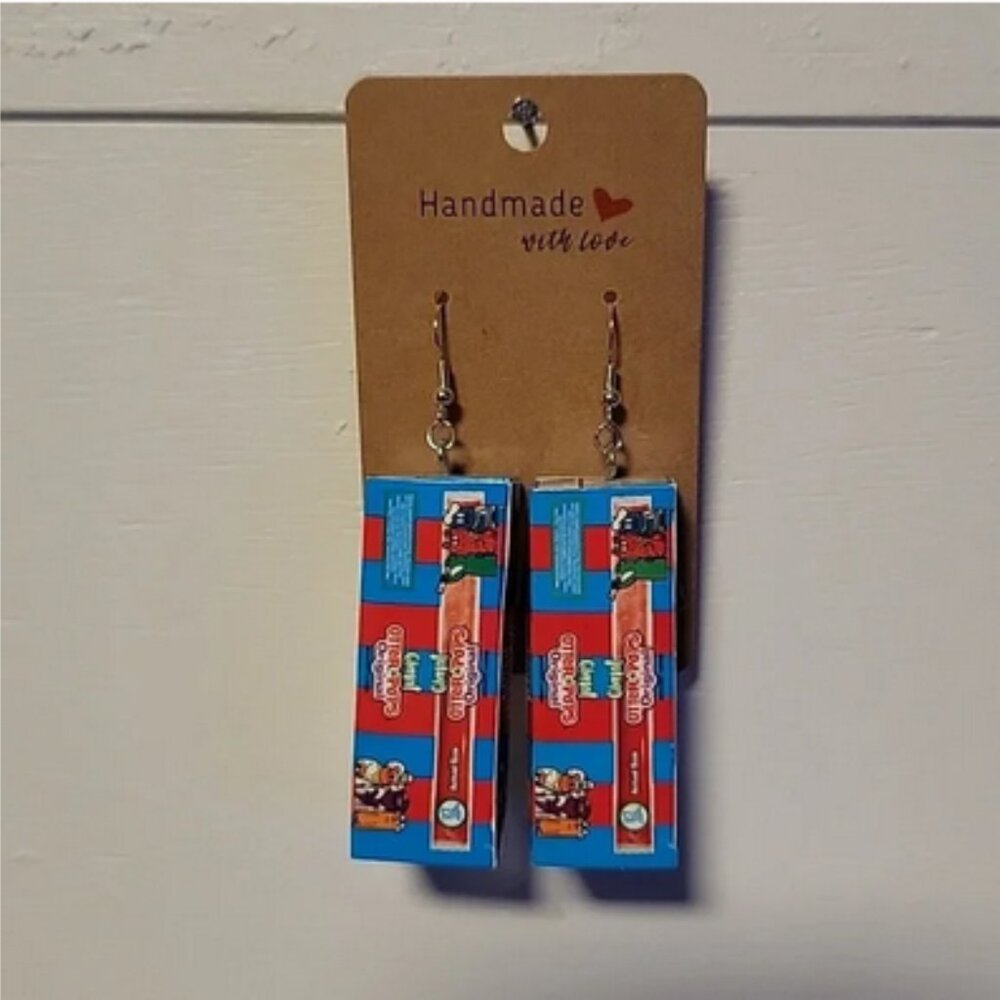 Handmade "Otter Pops Giant Ice Pop" Earrings
